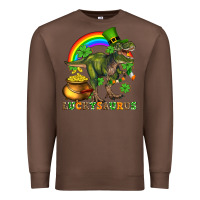 Chestnut luckysaurus and st patricks Premium Sweatshirt - AdoDesignShop