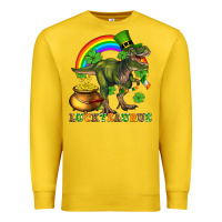 Lemon luckysaurus and st patricks Premium Sweatshirt - AdoDesignShop