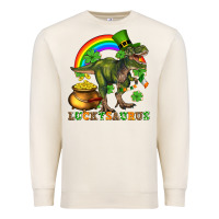 Sandshell luckysaurus and st patricks Premium Sweatshirt - AdoDesignShop