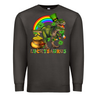 Smoke luckysaurus and st patricks Premium Sweatshirt - AdoDesignShop