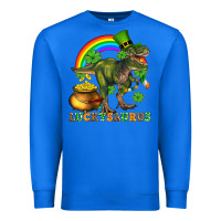 True Royal luckysaurus and st patricks Premium Sweatshirt - AdoDesignShop