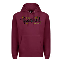 Burgundy it is finished Premium Hoodie - MaliasSmallBusiness
