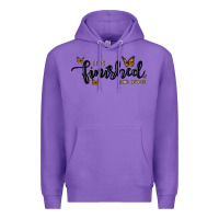 Purple it is finished Premium Hoodie - MaliasSmallBusiness