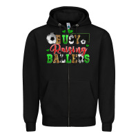 Black busy raising ballers soccer Zipper Hoodie - Zillion Design Studio