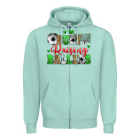 Seafoam busy raising ballers soccer Zipper Hoodie - Zillion Design Studio