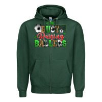 Sports Green busy raising ballers soccer Zipper Hoodie - Zillion Design Studio