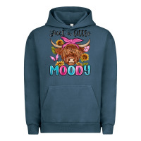 Pigment Midnight Navy just a little moody Urban Hoodie - MaliasSmallBusiness