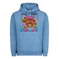 Pigment Pebble Blue just a little moody Urban Hoodie - MaliasSmallBusiness