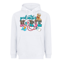 White pediatric nurse Heavyweight Hoodie - AdoDesignShop