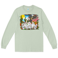 Matcha Easter Farm With Bunnies Long Sleeve Tee - RanaPortraitStore