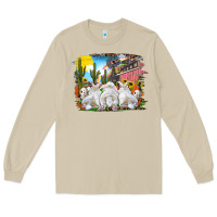 Mushroom Easter Farm With Bunnies Long Sleeve Tee - RanaPortraitStore
