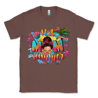 Chestnut hot mom summer with messy bun Classic Tee - texasbilliewilder