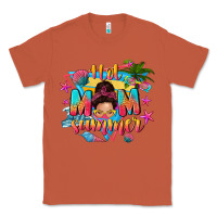 Copper hot mom summer with messy bun Classic Tee - texasbilliewilder