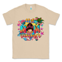 Mushroom hot mom summer with messy bun Classic Tee - texasbilliewilder