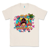 Natural hot mom summer with messy bun Classic Tee - texasbilliewilder