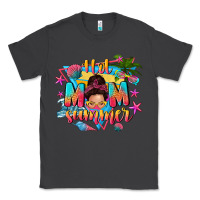 Smoke hot mom summer with messy bun Classic Tee - texasbilliewilder