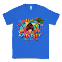 True Royal hot mom summer with messy bun Classic Tee - texasbilliewilder