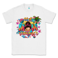 White hot mom summer with messy bun Classic Tee - texasbilliewilder