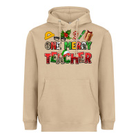 Mushroom one merry teacher Heavyweight Hoodie - AdoDesignShop