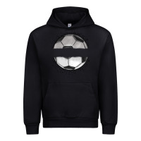 Black custom soccer Urban Hoodie - MaliasSmallBusiness