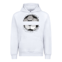 White custom soccer Urban Hoodie - MaliasSmallBusiness