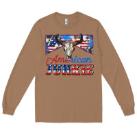 Toasted Coconut American junkie Long Sleeve Tee - Zillion Design Studio