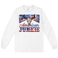 White American junkie Long Sleeve Tee - Zillion Design Studio