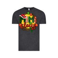 Vintage Black mimi claus christmas Vintage Tee - BarkalooDesign
