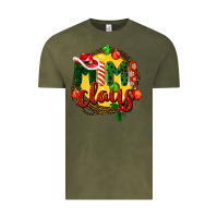 Vintage Olive mimi claus christmas Vintage Tee - BarkalooDesign