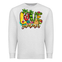 Oatmeal Heather love summer Premium Sweatshirt - Jasminsmagicworld