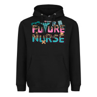 Black future nurse Heavyweight Hoodie - AdoDesignShop