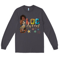 Smoke afro woman loc queen Long Sleeve Tee - texasbilliewilder
