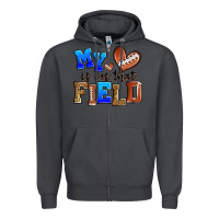 Smoke my heart is on that field american football Zipper Hoodie - Zillion Design Studio