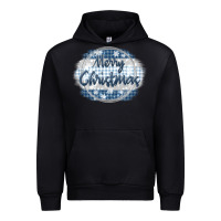 Black merry christmas blue Urban Hoodie - MaliasSmallBusiness