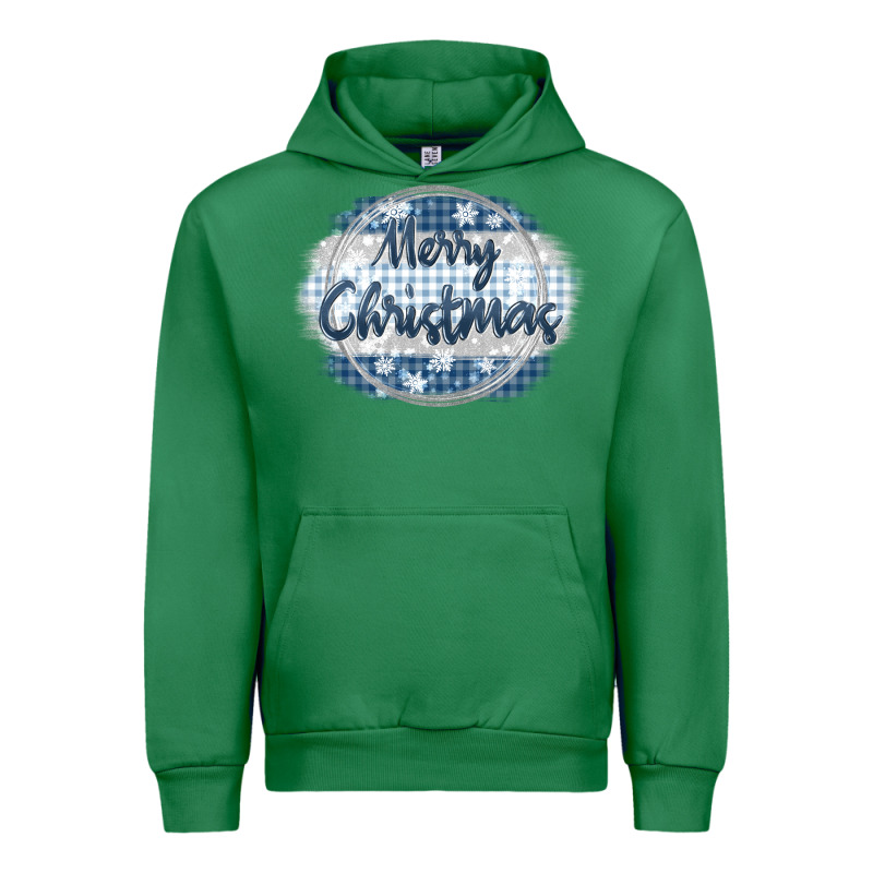 Merry Christmas Blue Urban Hoodie by MaliasSmallBusiness | Teevron