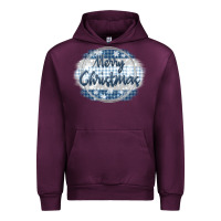 Mauve Wine merry christmas blue Urban Hoodie - MaliasSmallBusiness