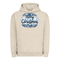 Pigment French Oak merry christmas blue Urban Hoodie - MaliasSmallBusiness