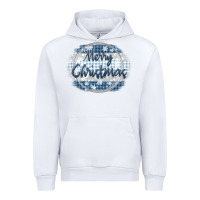 White merry christmas blue Urban Hoodie - MaliasSmallBusiness