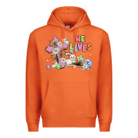 Carrot he lives with bunnys and eggs Premium Hoodie - MaliasSmallBusiness