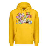 Lemon he lives with bunnys and eggs Premium Hoodie - MaliasSmallBusiness