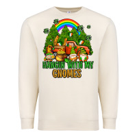 Sandshell hangin with my gnomes with rainbow Premium Sweatshirt - AdoDesignShop