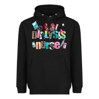 Black dialysis nurse Heavyweight Hoodie - AdoDesignShop
