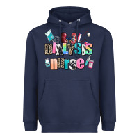 Navy dialysis nurse Heavyweight Hoodie - AdoDesignShop