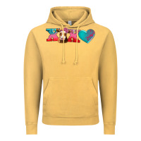 Vintage Mustard xoxo guarnsey cow Vintage Hoodie - AdoDesignShop