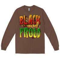 Chestnut black and proud Long Sleeve Tee - texasbilliewilder