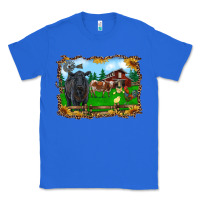 True Royal western barnyard black angus cattle longhorn rooster and chicks Classic Tee - RanaPortraitStore