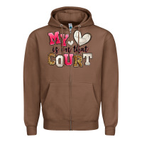 Chestnut my heart is on that court volleyball Zipper Hoodie - Zillion Design Studio
