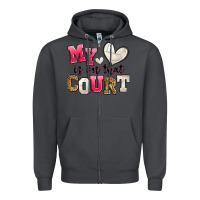 Smoke my heart is on that court volleyball Zipper Hoodie - Zillion Design Studio