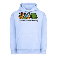 Pigment Grape Ice peace love camping Urban Hoodie - NancyCooperArtShop