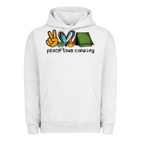 Pigment Lunar Rock peace love camping Urban Hoodie - NancyCooperArtShop